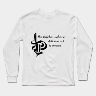 Culinary Canvas: Where Delicious Art is Created Long Sleeve T-Shirt